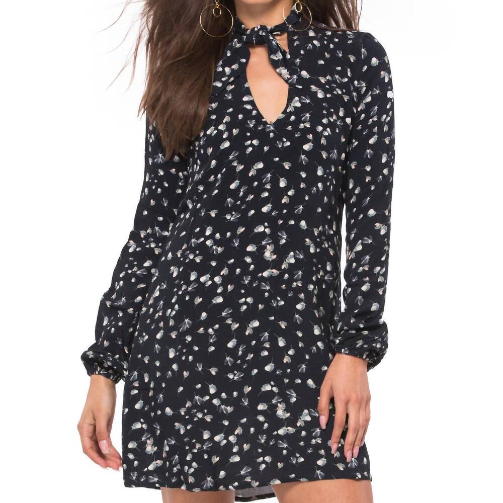 NEW BEACH RIOT sydney dress in navy floral